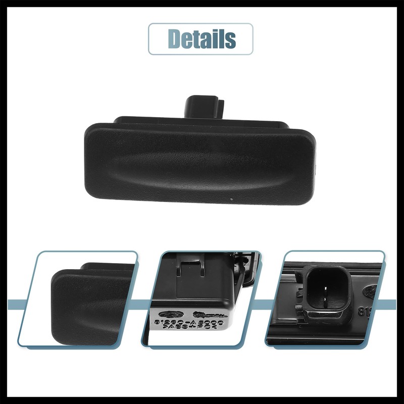 Hihaha 81260-A5000 Trunk Tailgate Handle Release Switch Rear Door Hatch