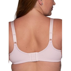 Vanity Fair Vanity Fair Womens Beauty Back Smoothing Bra, Bust Line Up To 1.5", Non Padded Cups H Minimizer Bra, Sheer Quartz, 36H US