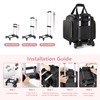 Prokva Rolling Makeup Case with 4 Removable Bags, Professional Makeup