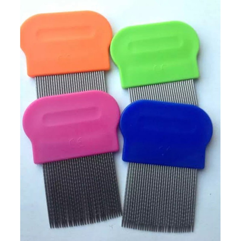 VENTASILI Peine Piojos Metalico Cabello Limpieza