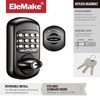 Keyless Entry Keypad Deadbolt - Digital & Mechanical Door Lock,