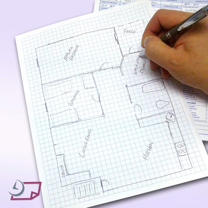 Graph Paper Pad for Blueprint Drawings, Drafting, Engineering Drawing, and