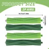 2 Sets Replacement Rubber Brushes Rollers Compatible with iRobot Roomba
