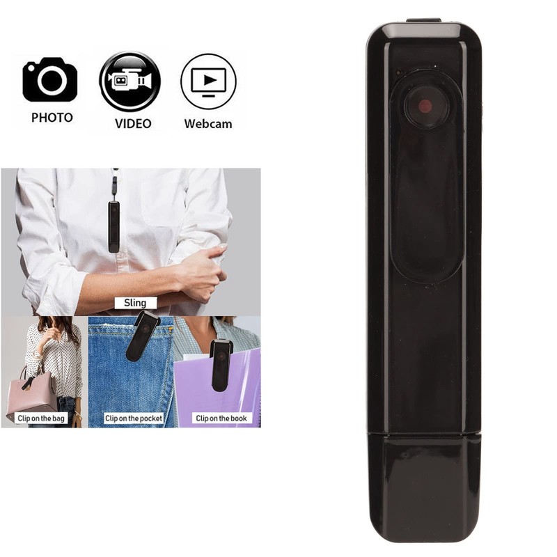 VBESTLIFE Body Camera, Portable Camera, PC Camera, Portable Body Mounted