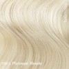 Clip in Hair Extensions, hotbanana Platinum Blonde Clip in Hair
