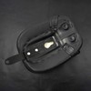 HDBUBALUS Motorcycle Rear Seat Pelion Pad Seat with Belt Fits