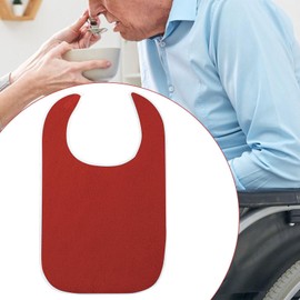 perfeclan Adult Bib Clothing Protector,Creative Reusable Comfortable Large Adult Feeding Bib, Feeding Apron,