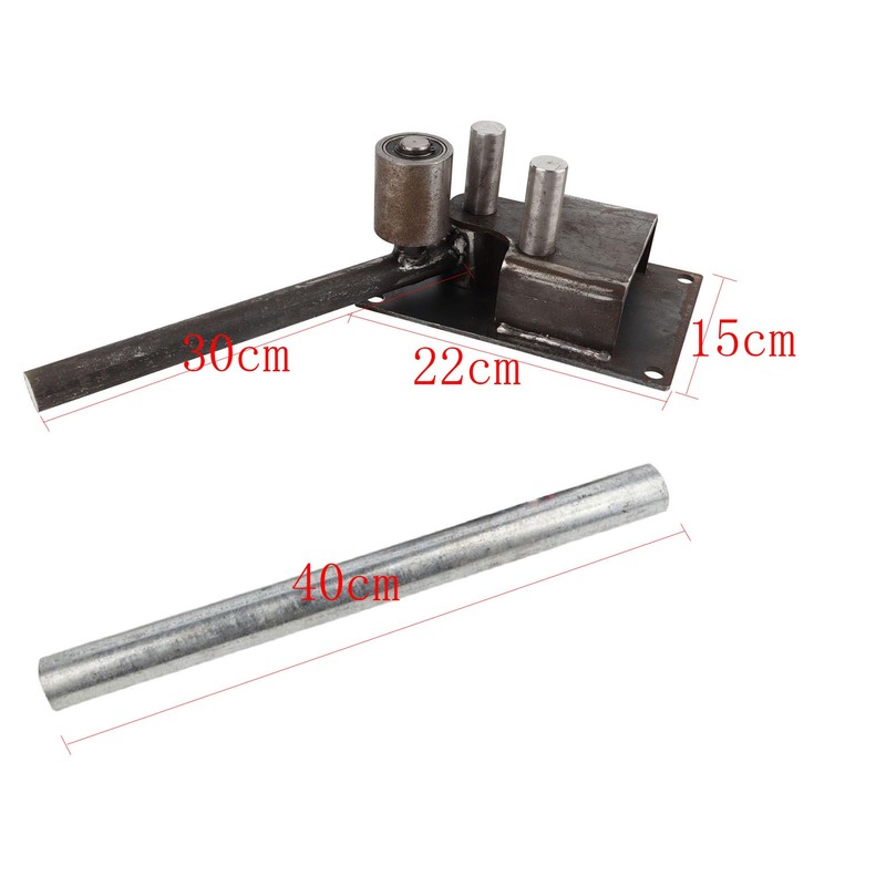 Manual Rebar Bender Tool, 4-14mm Capacity for Steel Bar &