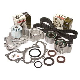 Evergreen TBK200WPT Compatible With Toyota Camry 3.0L DOHC 24V 3VZFE Timing Belt Kit Water Pump