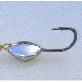 T&A Jigs 20PK TOG BLACKFISH Unpainted SHEEPSHEAD Ocean Sea Sweeper JIGS Tautog Porgy  - 2.5oz