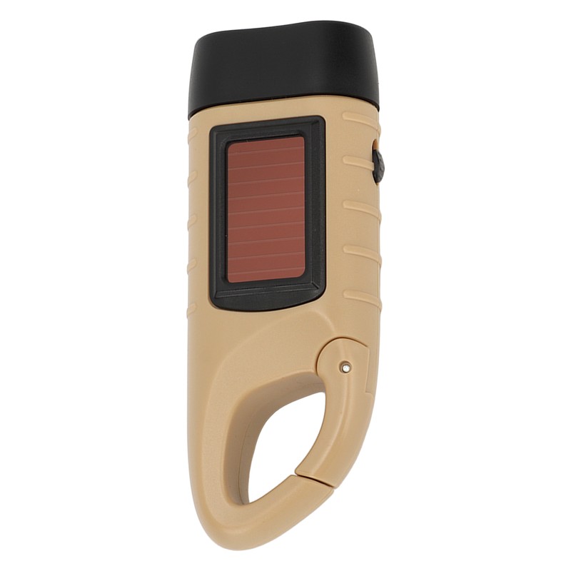 Hand Crank Solar Powered Flashlight Emergency Rechargeable LED Flashlight Self