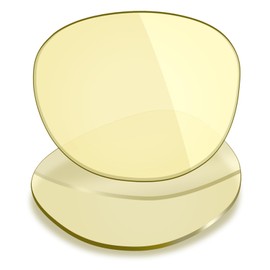 Mryok Blue Light Blocking Replacement Lenses for Oakley Pitchman R OO9439 - Low Light Yellow Anti Blue Light