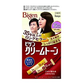 Hoyu Pigen Cream Tone, 0.2 oz (6 g) (Natural Brown), 1.4 oz (40 g) Per Serving + 2 1.4 oz (40 g)