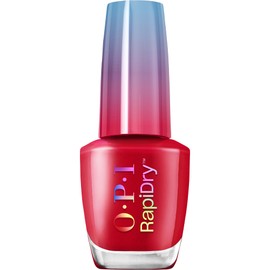 OPI OPI RapiDry Secs Appeal | Opaque Bright Red Crme Quick Dry Nail Polish | Vegan, Smudge Proof, Fast Drying
