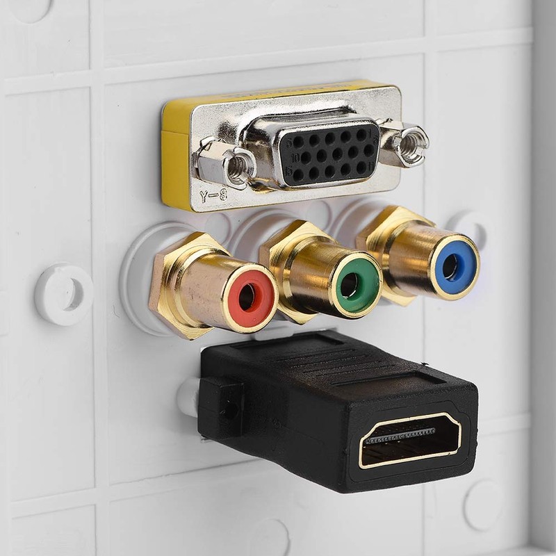VBESTLIFE Distribution and Organization Multimedia Wall Plates Socket Panel, Composite