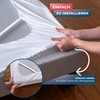 WRAPPYBAG 90 x 190 cm Cotton Bed Cover with Elasticated