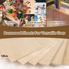 Adrattnay Basswood Sheets 1/8 x 12 x 12 inch -