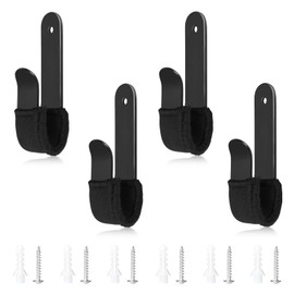 ProSSS 4PCS Snowboard Wall Mount Clips, Neoprene Diving Materia Buffer Protection,Horizontal Skateboard Wall Mount,Snowboard Display Stand for Room, Garage