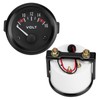 Aramox 12V Car Universal Voltmeter 52mm/2in Voltage Meter Gauge Black