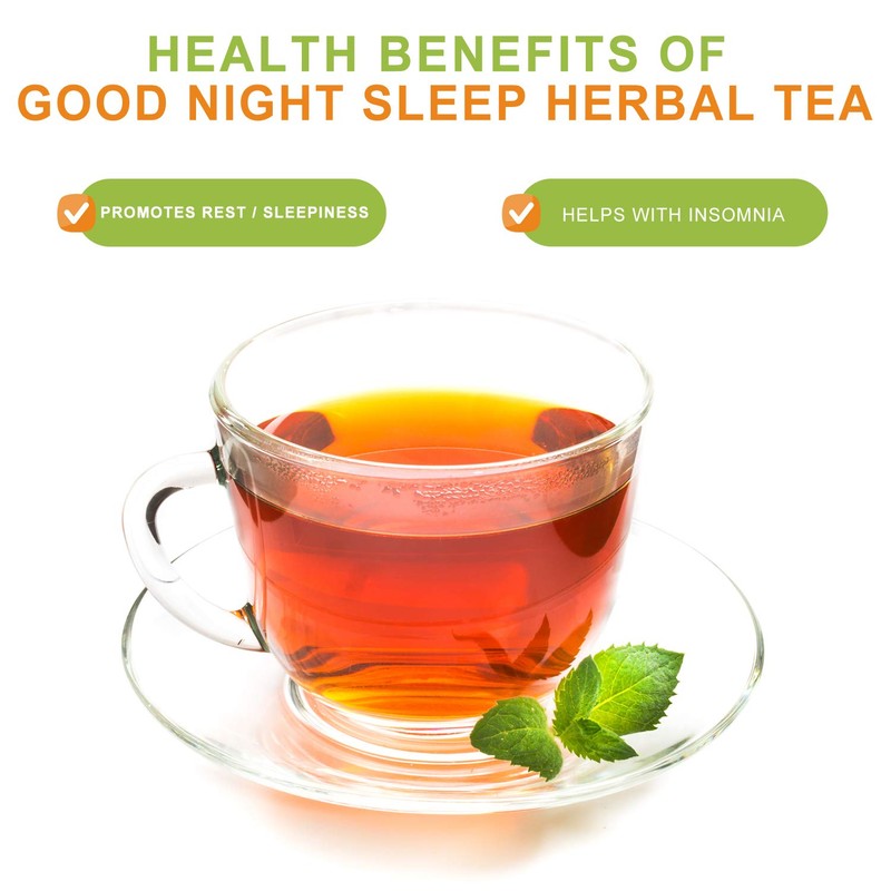 Good Night Sleep Tea, Herbal Tea for Sleep and Relaxation,