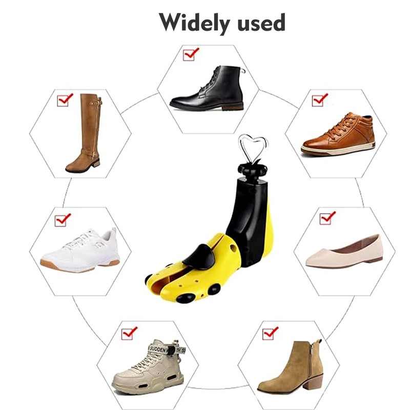 Hahhhha Boot Shoe Stretcher Men Women, Adjustable Unisex Shoe Expander