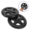 JECOMPRIS 2pcs Shopping Cart Wheels - Push Cart Wheels Replacement