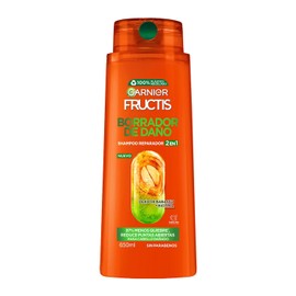 Garnier Fructis Shampoo 2 e n1 Borrador de Dano Largo Perfecto, 650 ml
