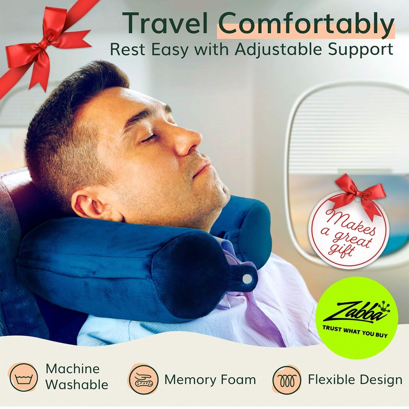 Fern and Willow Neck Pillow for Travel - Bendable Twist