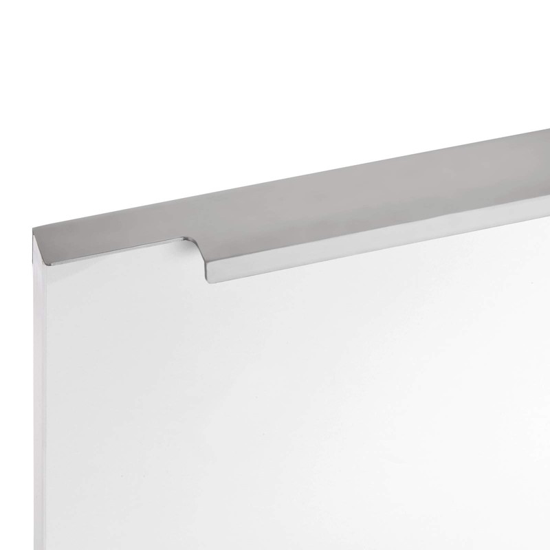 Blankett Slim Furniture Handles, 145 mm, Aluminium, Chrome, Matt, Rear