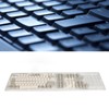Keyboard Keycaps Retro Grey White 122 Keys PBT Theme Keycap