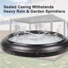 Aurowit Atomic Outdoor Wall Clock 18 Inch Sealed Outdoor Waterproof