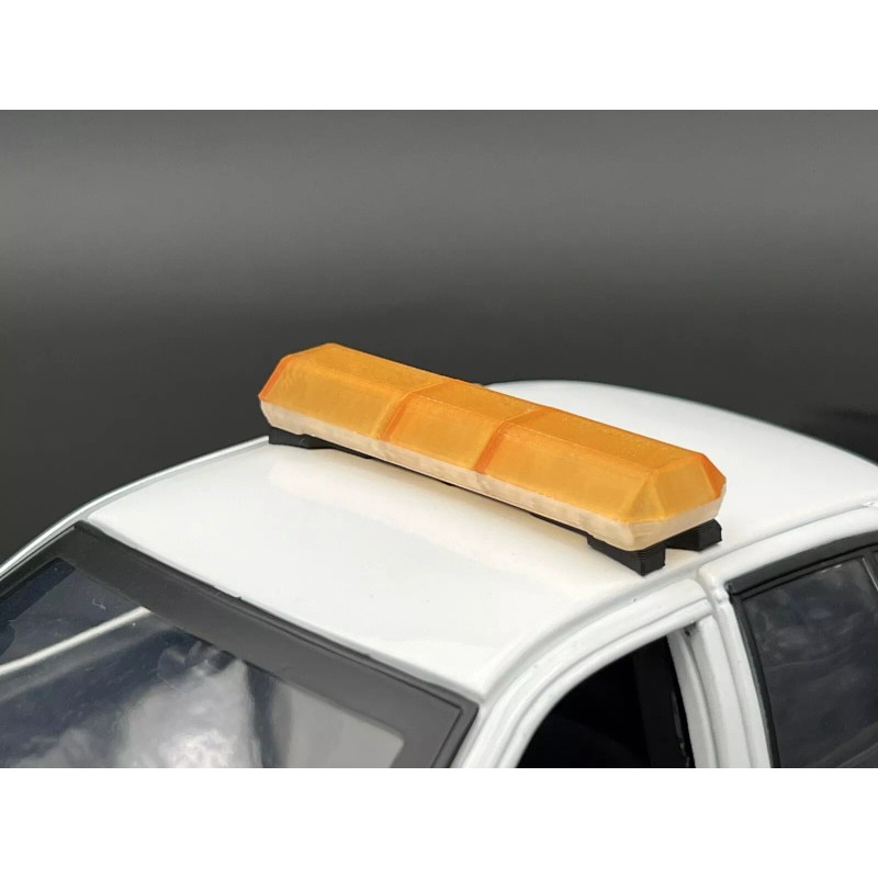 Non-operating Lightbar 1/18 Scale Amber Code 3 MX7000 Lightbar W/