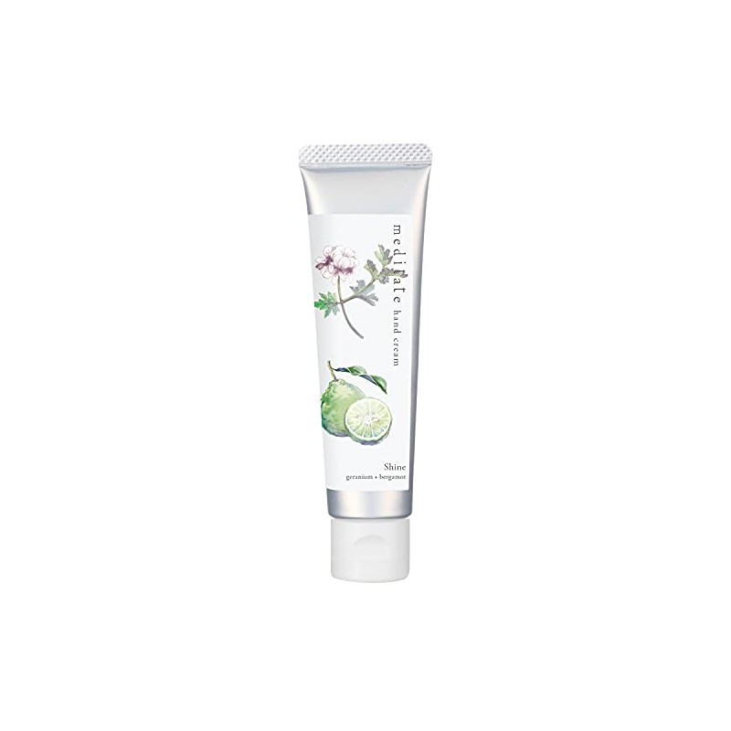 meditate Hand Cream Shine (100% Essential Oil: Geranium x Bergamot