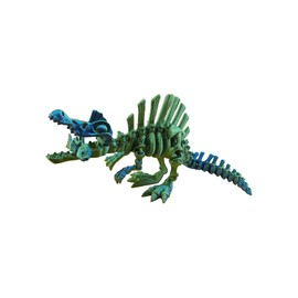 JASSBOOY 3D Printed Dinosaur Animals Toy.Articulated Tyrannosaurus Rex Stegosaurus Triceratops,Mystery Crystal Dinosaur Flexible Toys,Flexible Fidget Toy Gift Desk Toy Home Decoration