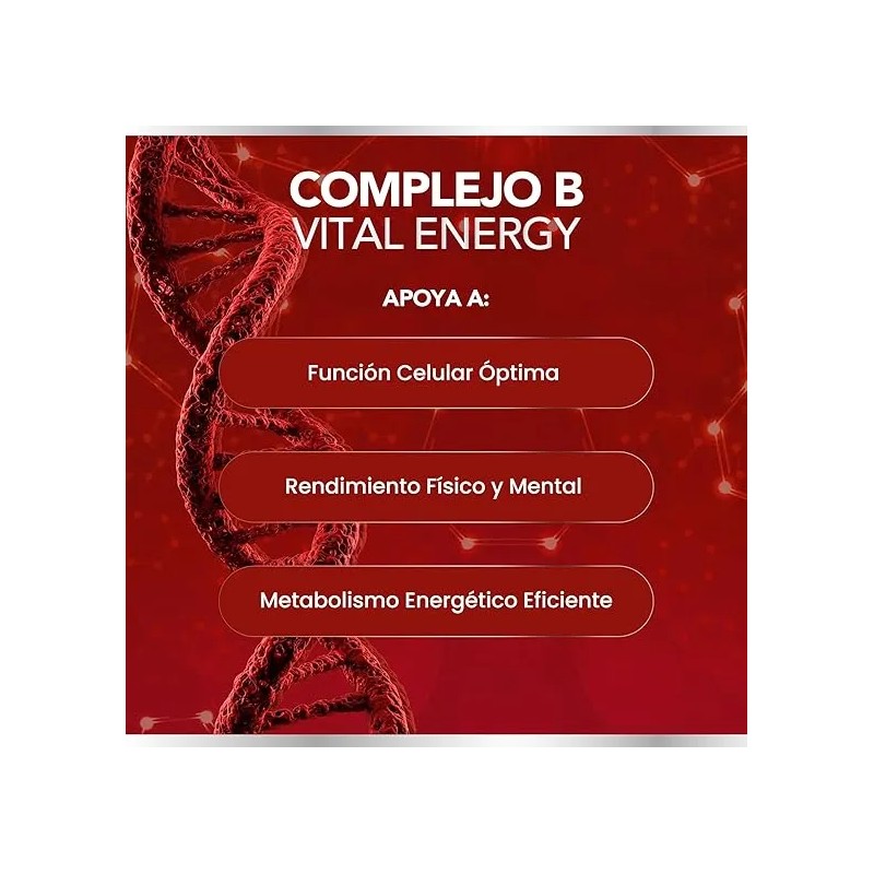Complejo B Completo Vitalizate Vitamina B12 60 Cápsulas