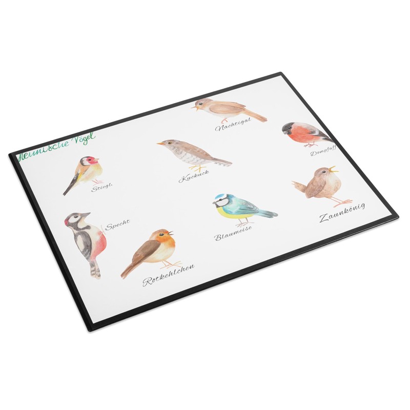 Mr. & Mrs. Panda Desk Mat Native Birds Gift Desk