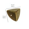 Creative Deco 8 x Corner Protectors Metal Chest Suitcase Protective