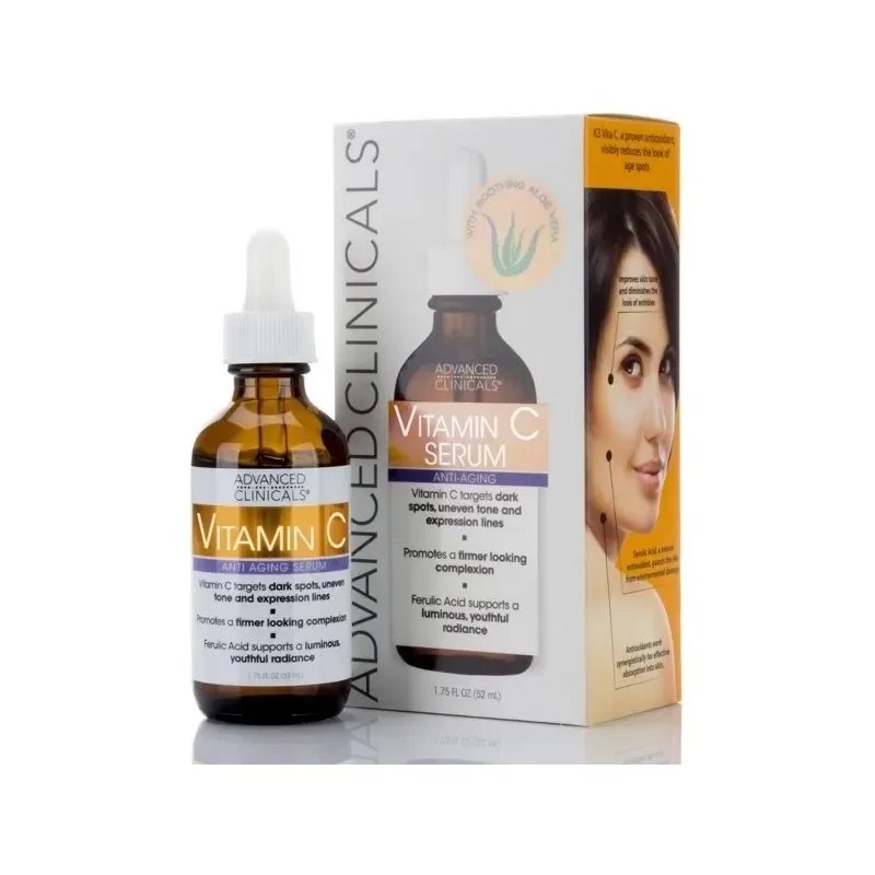 Sérum Vitamina C Advanced Clinicals Rostro Hipoalergénico 52ml
