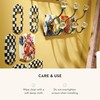 MACKENZIE-CHILDS Enamel Switch Plate, Light-Switch Cover, Single Toggle, Black-and-White Courtly