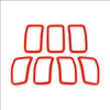JeCar - Kit de molduras de parrilla ABS compatible con