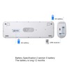 FOPETT Wireless Keyboard and Mouse Combo, 104 Keys Full-Sized 2.4
