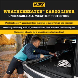 Husky Liners Weatherbeater Cargo Liner | Fits 2022-2024 Lexus LX600 | Cargo, 1-pc Black - 25811