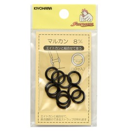 KIYOHARA SUN16-132 Sankocco Marukan, Pack of 10, 0.3 inch (8 mm) Inner Diameter, Clear