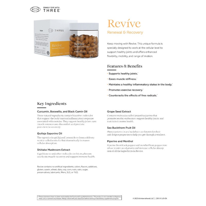 Revíve Renewal + Recovery Proactive Wellness Supplement