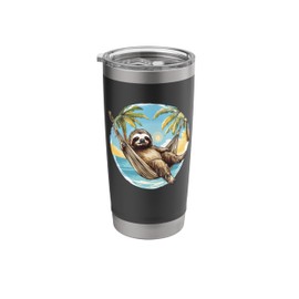 Sloth Life on Full Relax Mode for Hammock and Beach Lovers Stainless Steel Insulated Tumbler