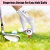 MAZEL Women's Golf Gloves One Pair Open-Finger Design,Breathable Hot Wet