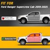 TIEZFUL Running Boards Compatible with Ford Ranger SuperCrew Cab 2019
