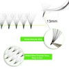 Kolybel 500 Eyelash Extensions 14D 0.03 Thickness 8-15mm Premade Fans