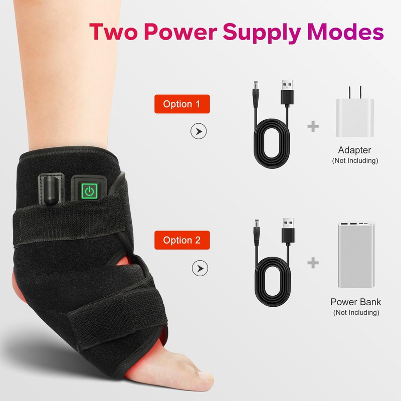 Haeglauv Red Light for Knee Feet Elbow Calf, Infrared Light