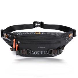 Cyoua Body Bag, Waist Bag, Men's, Fanny Pouch, Shoulder Bag, Hip Bag, Women's, Running, Slanting, Shoulder Bag, Multi-functional, Includes Earphone Hole, Lightweight, Bicycle, Climbing, Waterproof,